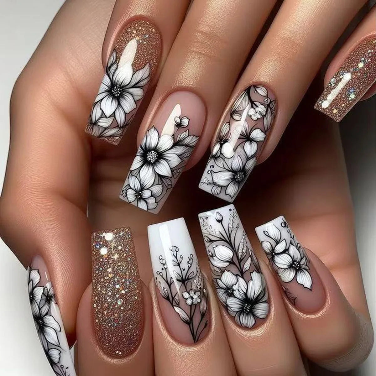 GlamourCurve French Nail Set