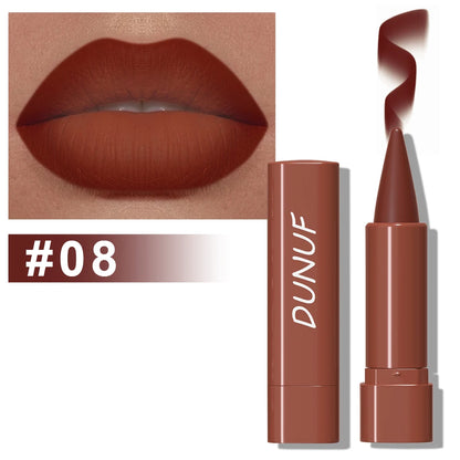Gradient Lip Liner Pen with Matte Velvet Finish Smooth Application  Lipstick for Defined and Elegant Lips