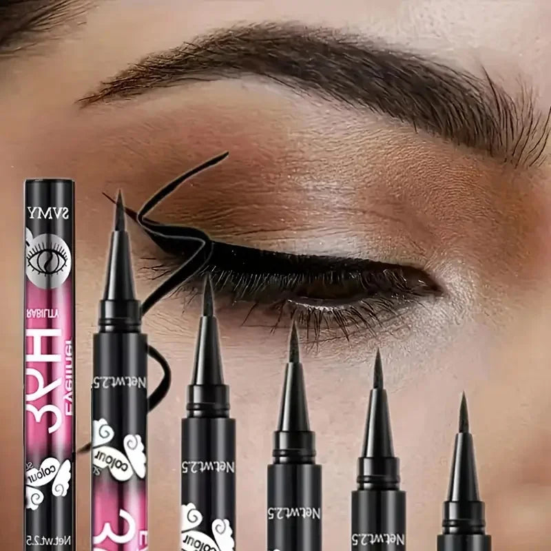 12 PCS Hot Make Up Ultimate Black Liquid Eyeliner Long-lasting Waterproof Eye Liner Pencil Pen Nice Makeup Cosmetic Beauty Tools